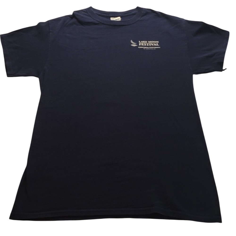 Gildan Mens Navy Lake Moon Festival Concordia University Wisconsin T-Shirt M
